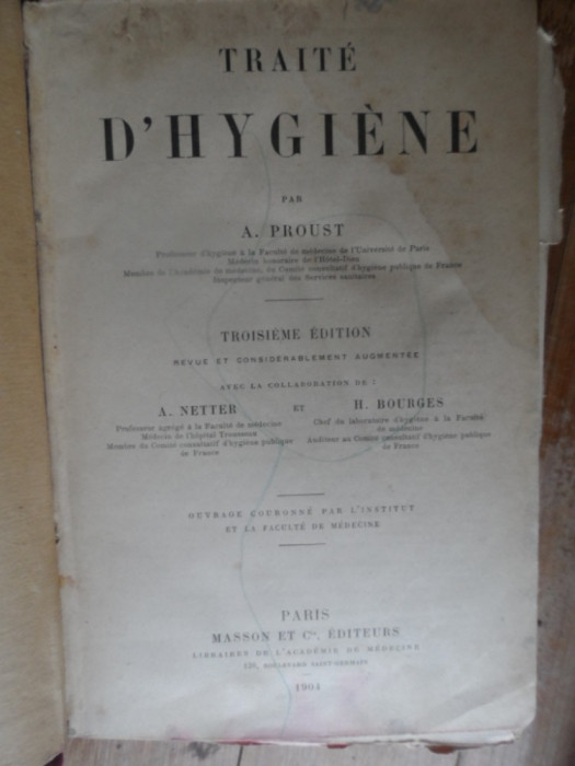 Traite Dhygiene - Necunoscut ,538396