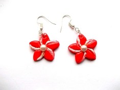 cercei fimo rosii 47965