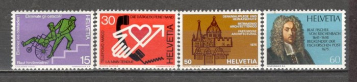 Elvetia.1975 Aniversari si evenimente SH.96