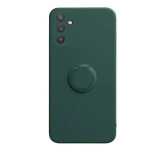 Cumpara ieftin Husa Cover Silicon Finger Grip pentru Samsung A03s Verde, Contakt