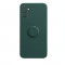 Husa Cover Silicon Finger Grip pentru Samsung A03s Verde