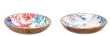 Cumpara ieftin Set 2 boluri lemn multicolor Maela 30 x 6 cm