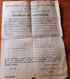 CERTIFICAT DE NATIONALITATE 1942