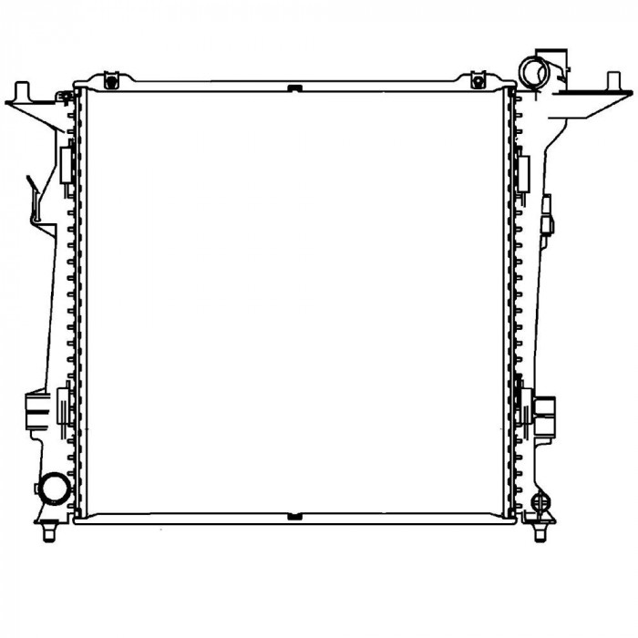 Radiator racire Hyundai I30 (Fd), 06.2007-11.2011, Kia Cee&amp;#39;d/Pro Ceed (Ed), 11.2006-12.2012, Motorizare 2.0 Crdi 103kw Diesel, tip climatizare Cu