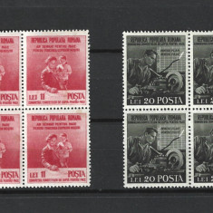 ROMANIA 1950 - LUPTA PENTRU PACE, BLOC, MNH - LP 270