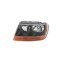 Far JEEP GRAND CHEROKEE (WJ/WG), 05.1999-2001, partea Stanga, TYC, Tip=USA; tip bec HB3A+HB4A; manual; reflector negru, semnal galben; fara soclu bec