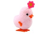 Set jucarii interactive pui roz cu flori, 12 x 6 x 8 cm, Lean 17608