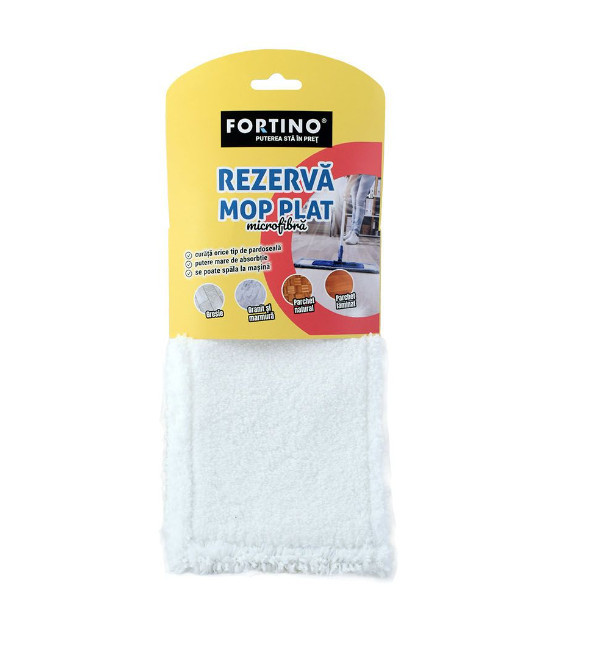 Rezerva mop plat Fortino, microfibra