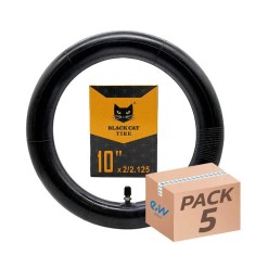 Cameră de aer pentru trotineta electrică 10x2/2,125 Black Cat &ndash; valvă dreaptă | Motorevolution