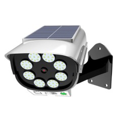 Camera falsa cu lampa solara, 80 LED, senzor de miscare