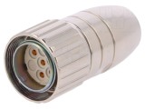 Conector M23 mamă 6 pini, ecranat