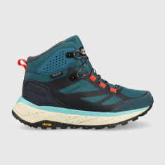 Jack Wolfskin pantofi Terraventure Texapore Mid femei, culoarea turcoaz, izolat