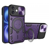Husa pentru Apple iPhone 16, Techsuit, CamGuard Pro, Mov