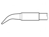 V&acirc;rf şurubelniţă &icirc;ndoită 1,8x0,8mm longlife
