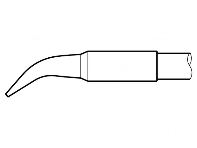 V&acirc;rf şurubelniţă &icirc;ndoită 1,8x0,8mm longlife