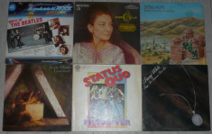 vinyl Beatles,Kate Bush,Barry White,Maria Callas,Status Quo,Little Feat,vezi des foto