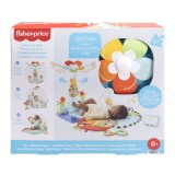 Salteluta de joaca Fisher-Price 3 in 1 cu jucarii pentru bebelusi