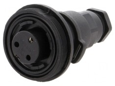 Conector circular mamă 3 pini PX0732/S