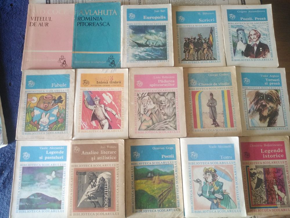 Colectia BIBLIOTECA SCOLARULUI - carti pentru copii - autori clasici romani  | Okazii.ro