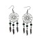 Cercei candelabru Dreamcatcher cu malachit