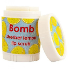 Balsam de buze exfoliant Sherbet Lemon Bomb Cosmetics 4.5 g foto