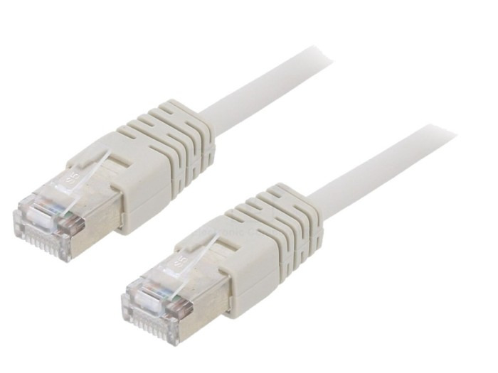 Cablu Patch F/UTP Cat5e 15m Gri