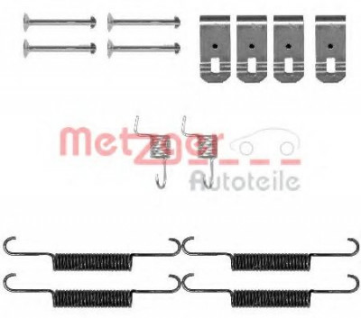 Set accesorii, saboti frana parcare HONDA CR-V III (RE) (2006 - 2012) METZGER 105-0895 foto