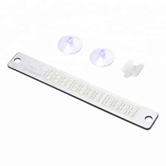 Placa numar telefon fosforescent parcare temporara pentru parbriz, culoare gri - Motor Starter 000
