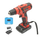 Masina de insurubat si gaurit cu 2 acumulatori 21V, 1.5Ah Li-ion, LED, cuplu 29Nm, mandrina 10mm, turatie 0-1350rpm Breckner Germany