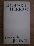 Edouard Herriot - Pagini de jurnal