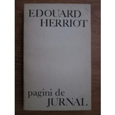 Edouard Herriot - Pagini de jurnal