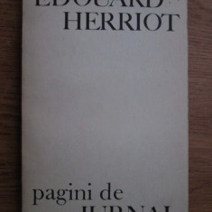 Edouard Herriot - Pagini de jurnal