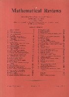 Mathematical Reviews, January 1977 foto