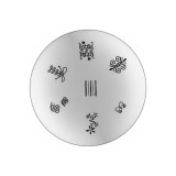 Şablon ştampilare decorativă B40, INGINAILS