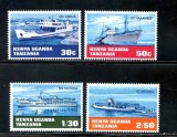 Kenya Uganda Tanzania 1968 - Vapoare, transport, serie neuzata