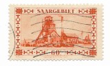 Bazinul Saar - Valoare noua, 1930 - obliterat