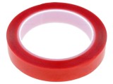 Bandă de Fixare Dublă Acrilică 19mm Latime, 5m Lungime, Transparetă, Rezistentă UV, Solventi, Soc - AFTC 5305