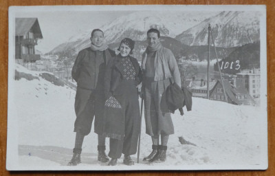 CP tip fotografie cu Nicolae Titulescu , scrisa olograf de acesta , 1931 foto