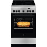 Aragaz Electrolux SteamBake LKR560000X, Electric, 4 zone de gatit, Grill, 54 L, 50x60 cm, Inox