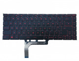 Tastatura Laptop, MSI, Bravo 15 MS-16WK, 15 A4DCR, 15 A4DCR, 15 14DDR, 9S7-16WK12, MS-16W1, NSK-FDCBN, cu iluminare, layout US