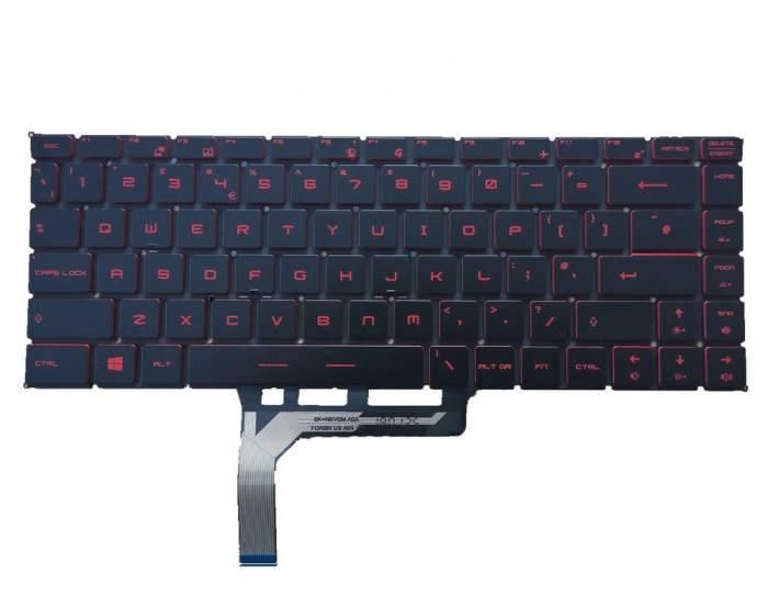 Tastatura Laptop Gaming, MSI, Bravo 15 A4DDR-289XR0, A4DDR-290XR0, MS-16WK, iluminata, layout US