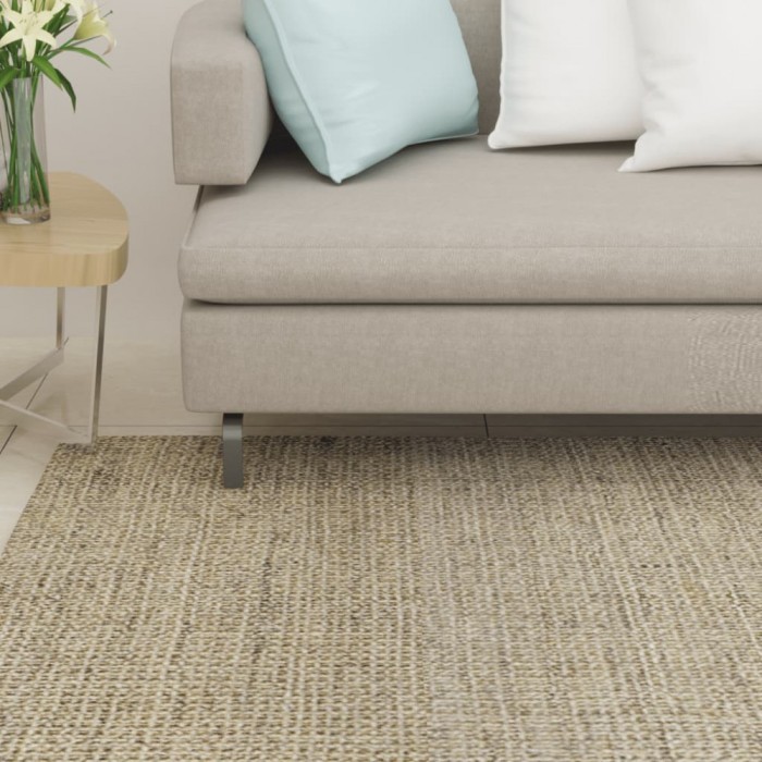 vidaXL Covor din sisal pentru st&acirc;lp de zg&acirc;riat, gri taupe, 80x350 cm