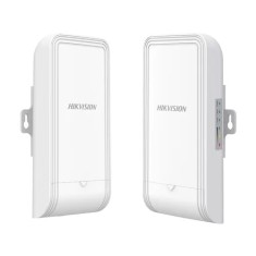 Set Bridge wireless 2.4GHz, 300Mbps, 1 km, 7dBi, PoE IN, Management - HIKVISION DS-3WF1000-EI-2N