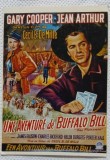 Carte postala, Buffalo Bill cu Gary Cooper - Jean Arthur, anul 1944
