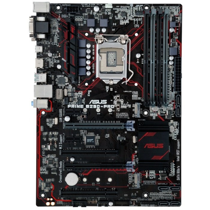 Placa de baza ASUS PRIME B250-PRO, ATX, LGA 1151, DDR4, Bulk, Refurbished