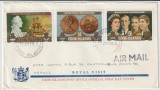 Colonii Anglia , Cook Islands 1970 , Plic FDC Circulat