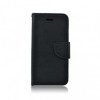 Husa Flip Fancy Neagra pentru Lenovo A369i, Protectie Telefon, Piele Ecologica