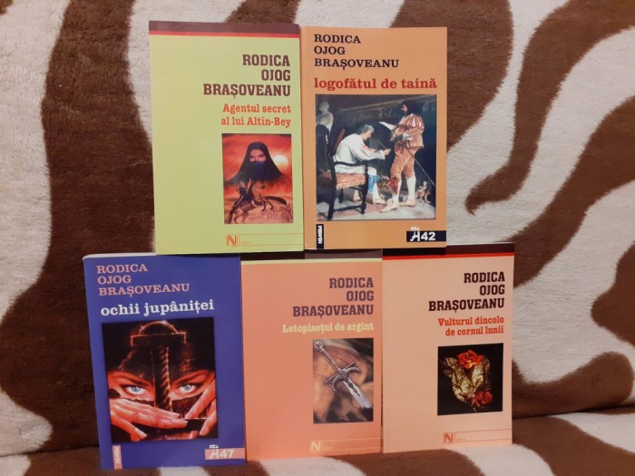 RODICA OJOG BRASOVEANU ROMANE ISTORICE (5 VOL)