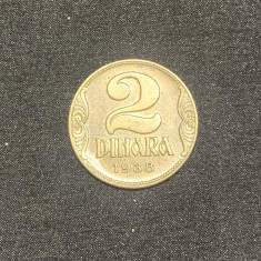 Moneda 2 dinari 1938 Iugoslavia