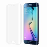 Folie Protectie Ecran Plastic Transparenta Samsung Galaxy S6 Edge, Anti-Zgarieturi, Montare Usoara
